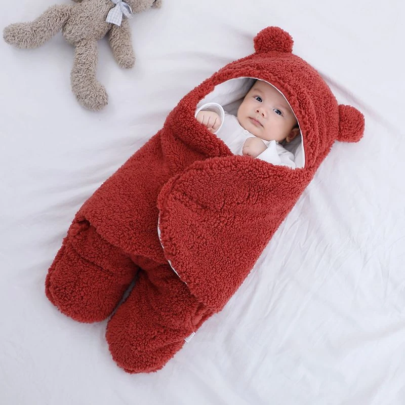 Soft Baby Wrap Blankets Baby Sleeping Bag