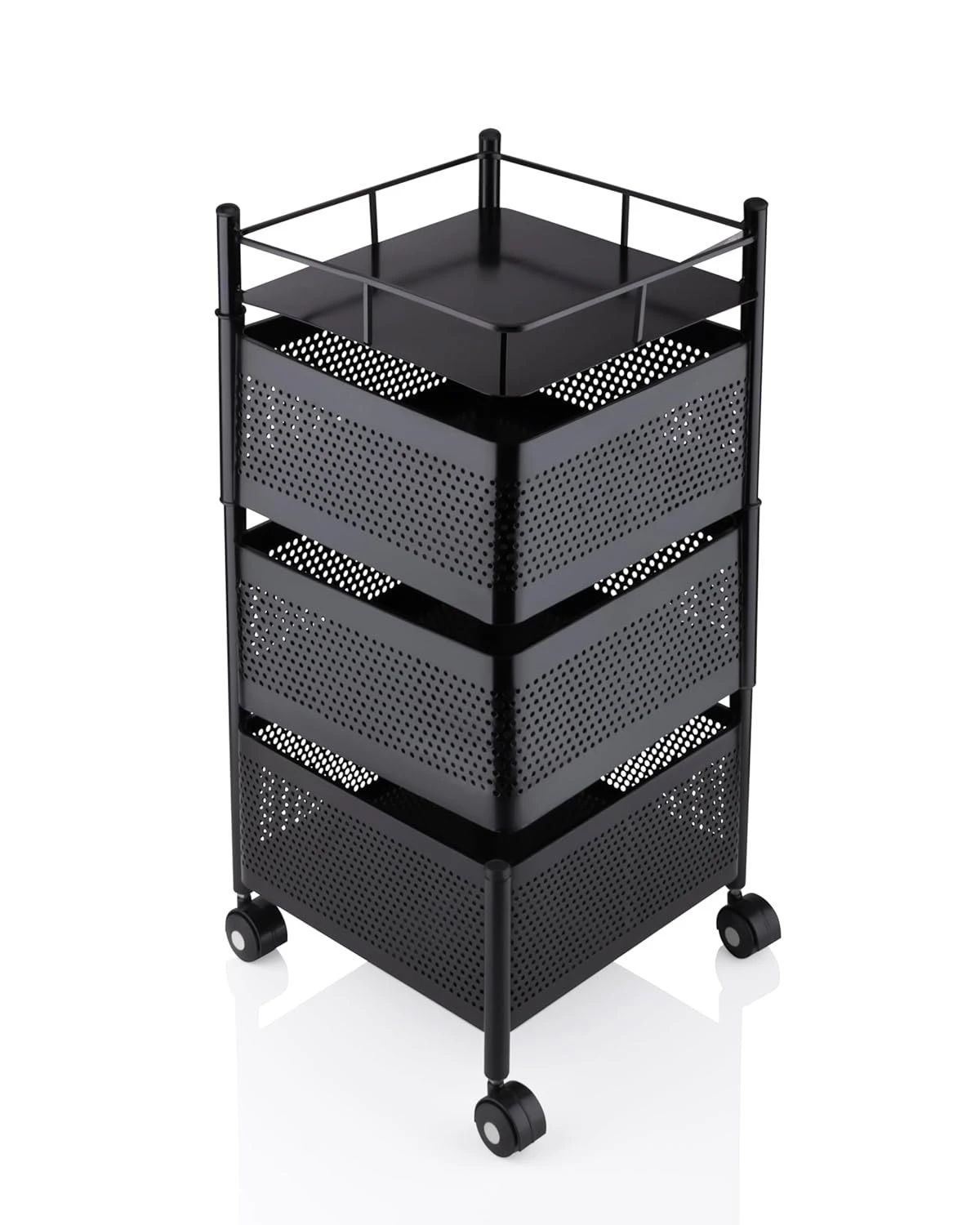 4 Layer Square Shape Kitchen Rack (Square Shape)