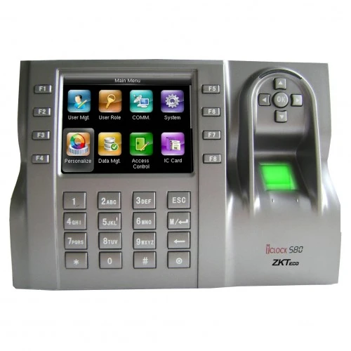 ZKTeco iClock 580 Fingerprint Time Attendance and Access Control Terminal